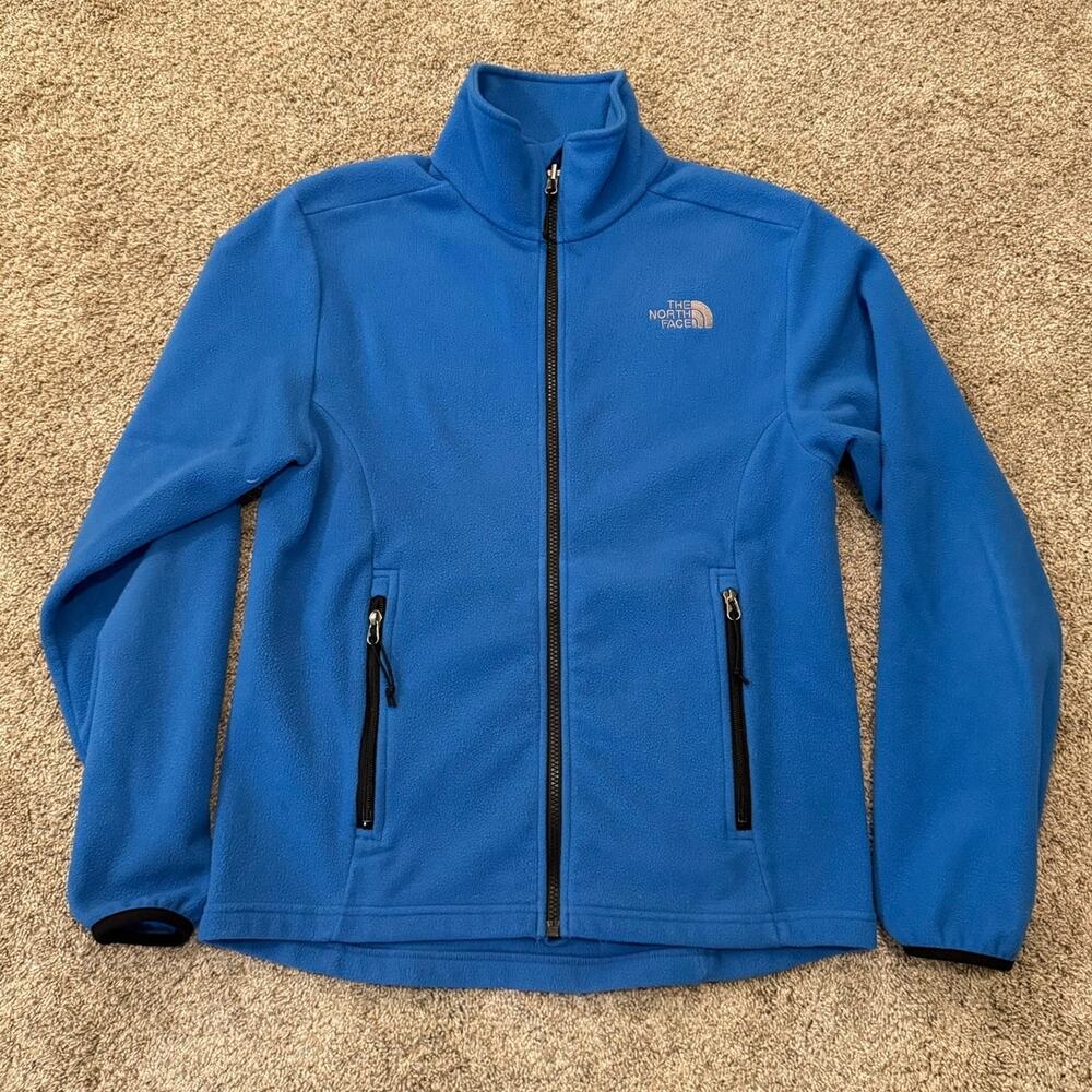 The North Face Men's Blue Full Zip Fleece size Small